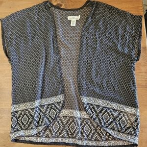 LOGG (Label of Graded Goods) Open Front Lightweight Shirt Size Small